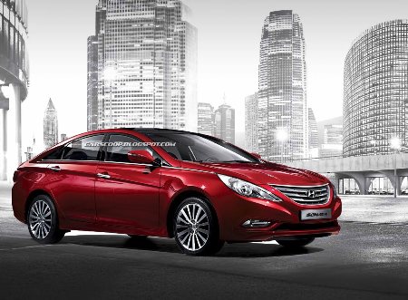 Nếu chỉ nhìn thoáng sẽ khó nhận ra những thay đổi về hình thức trên Hyundai Sonata phiên bản 2012