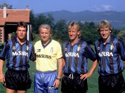 Trapattoni và bộ ba Matthaeus, Brehme và Klinsmann, mùa bóng Scudetto 1988/89