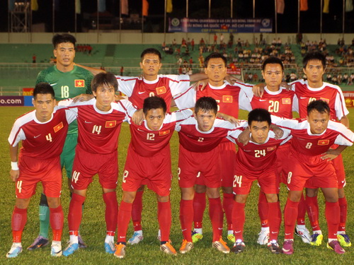 Đội hình xuất phát của U23 Việt Nam