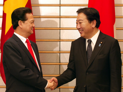 Thủ tướng Nguyễn Tấn Dũng và Thủ tướng Nhật Bản Yoshihiko Noda