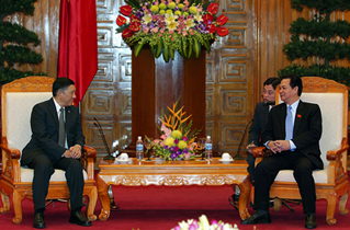 Thủ tướng Nguyễn Tấn Dũng tiếp ông Kho Boon Hui, Chủ tịch Interpol